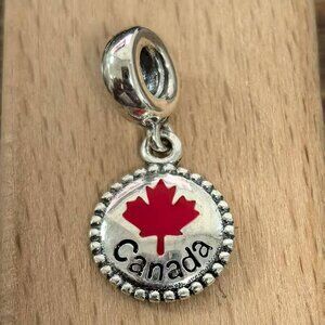 Pandora Canada Maple Leaf Marquis Charm, S925 Silver Bracelets